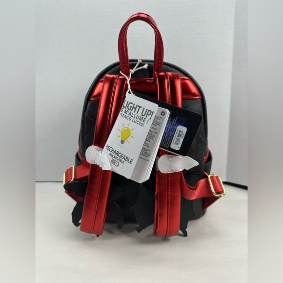 Loungefly Stranger Things Group Portrait Light-Up Mini Backpack & Wallet - Picture 13 of 16